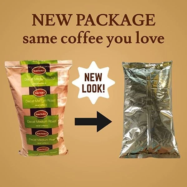 Farmer Brothers Decaf Medium Roast Coffee, 2 Lb Bag - Image 2