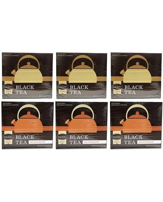 Farmer Brothers Black Tea: 3 Boxes Regular & 3 Boxes Decaf - Image 2