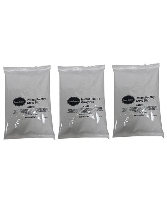 Farmer Brothers Instant Poultry Gravy (3 Bags/15 Oz Ea.)