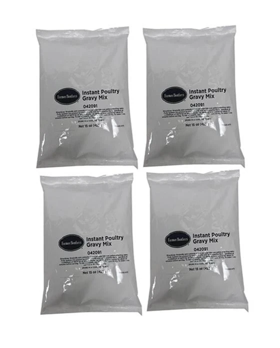 Farmer Brothers Instant Poultry Gravy (4 Bags/15 Oz Ea.)