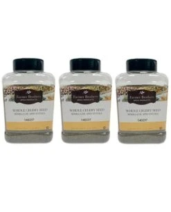 Farmer Brothers Whole Celery Seed (3 Bottles/1 Lb Ea.)