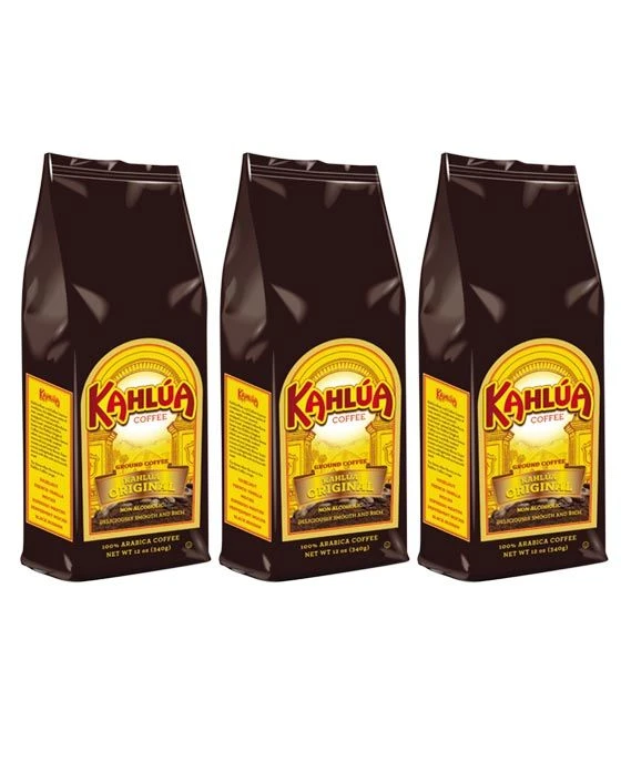 Kahlua Original Gourmet Ground Coffee (3 Bags/12 Oz)