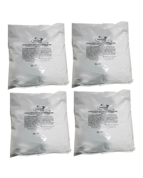 Superior Cappuccino MixDouble Dutch Chocolate4 Bags (2 Lbs Ea)