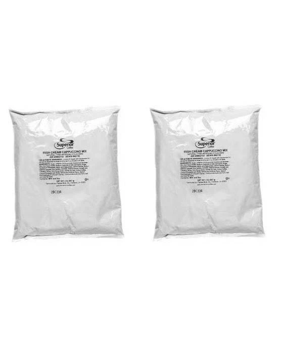 Superior Cappuccino Mix Irish Cream 2 Bags (2 Lbs Ea)
