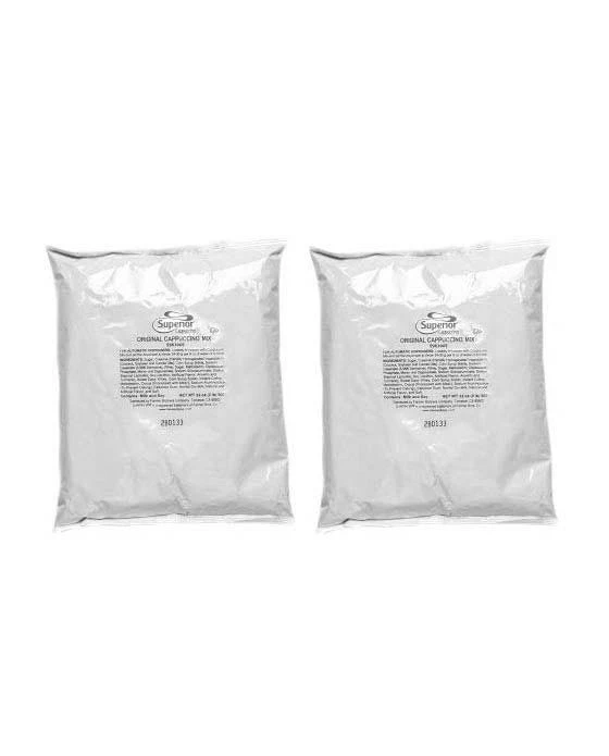 Superior Cappuccino Mix Original Mix 2 Bags (2 Lbs Ea)