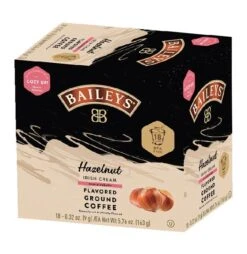 Baileys Bailey's, Hazelnut Irish Cream Flavored Coffee, 18 Single Serve Cups