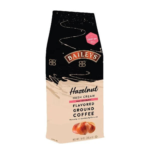 Baileys Bailey's, Hazelnut Irish Cream, Flavored Ground Coffee, 10 Oz Bag