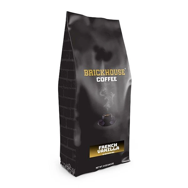 Brickhouse Ground Coffee, French Vanilla, 12oz Bag