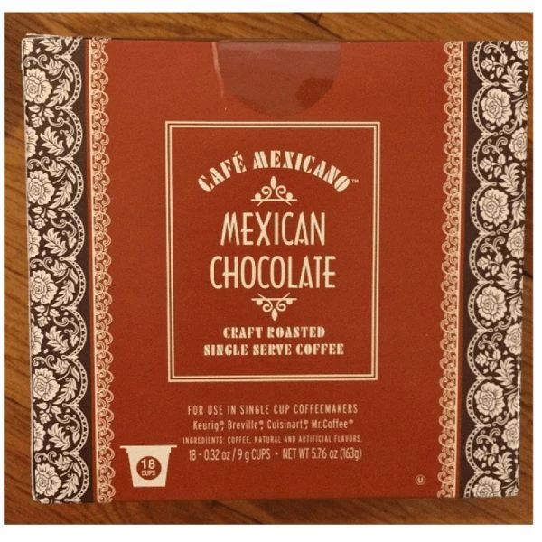 Cafe Mexicano Mexican Chocolate Coffee KCups, 4/18ct (Total 72 Cups) - Image 3