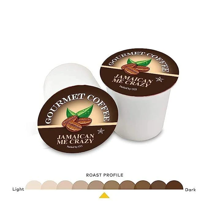 Caffe Noir Gourmet Coffee Jamaican Me Crazy, Single Serve Beverage Cups, 6 Box 12 Count Each - Image 3