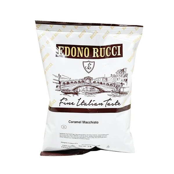 Edono Rucci Caramel Macchiato Cappuccino Mix, 6/2 Lb Bags - Image 2