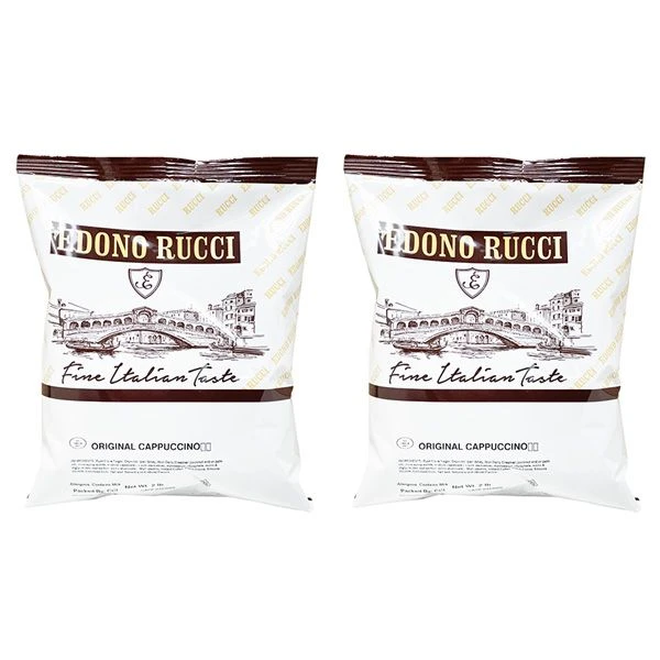 Edono Rucci Original Cappuccino Mix, 2 Bags ( 2 Lbs Each)