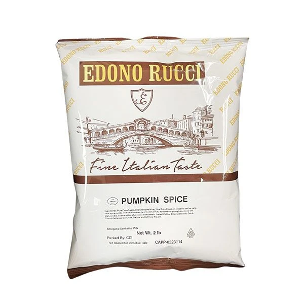 Edono Rucci Pumpkin Spice Cappuccino Mix, 4 Bags (2 Lbs Each) - Image 2