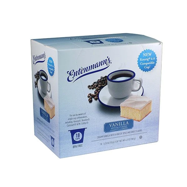 Entenmann's Single Serve Coffee Vanilla, 4/18 (72 Count) - Image 2