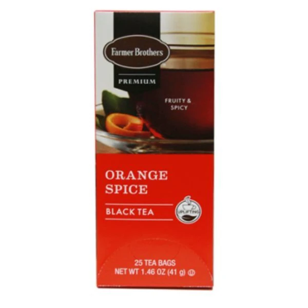 Farmer Brothers Premium: Orange Spice Hot Tea, 2/25 Ct Tea Boxes - Image 4