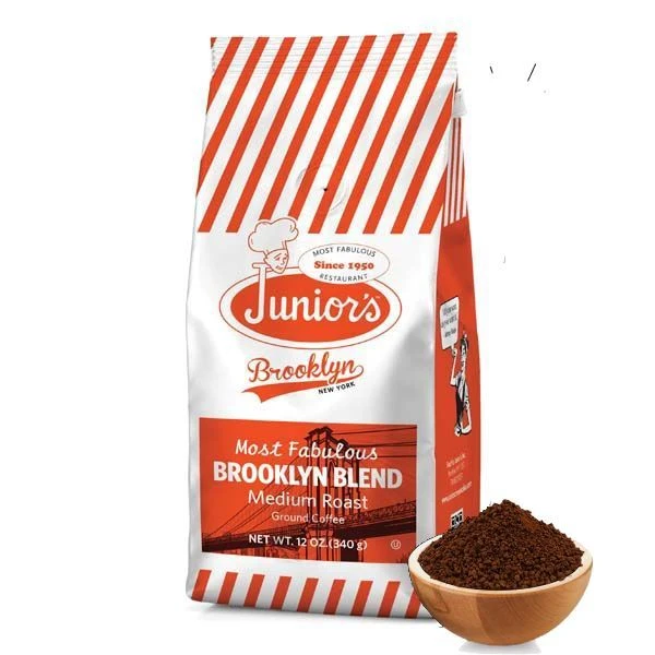 Junior's Most Fabulous Brooklyn Blend, Medium Roast Ground Coffee, 2/12 Oz Bags - Image 6