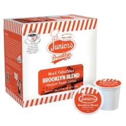 Junior's Most Fabulous Brooklyn Blend, Medium Roast Single Single Serve 18 Ct