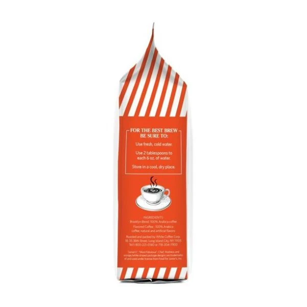 Junior's Most Fabulous Salted Caramel Ground Coffee, 6/12 Oz Bag - Image 4