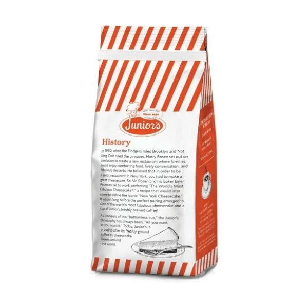 Junior's Most Fabulous Salted Caramel Ground Coffee, 6/12 Oz Bag - Image 3