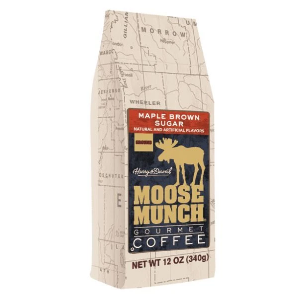 Harry & David Moose Munch Maple Brown Sugar Ground Gourmet Coffee 2 Bags - Image 3