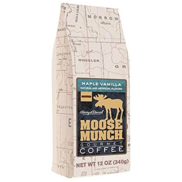 Harry & David Maple Vanilla Moose Munch Gourmet Coffee 2 Bags - Image 2