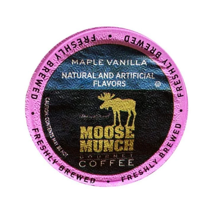 Moose Munch Maple Vanilla Single Serve Coffee By Harry & David, 2/18 Count - Image 2
