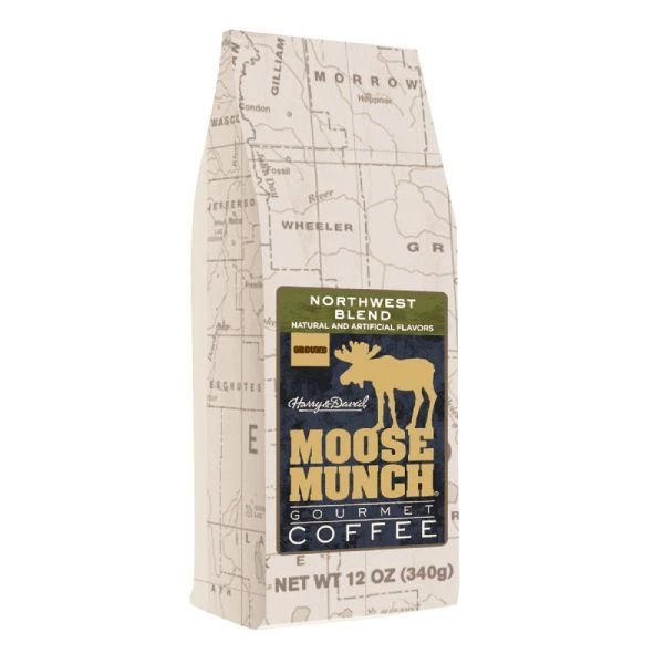 Harry & David Northwest Blend Moose Munch Ground Coffee - 3 Bags(12 Oz Each) - Image 2