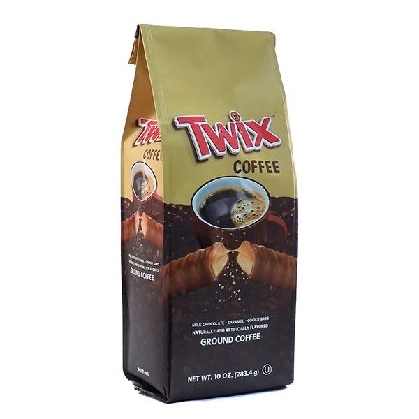 Twix Milk Chocolate, Caramel And Cookie Bars, Naturally And Artificially Flavored Ground Coffee, 2/10 Oz Bag - Image 2